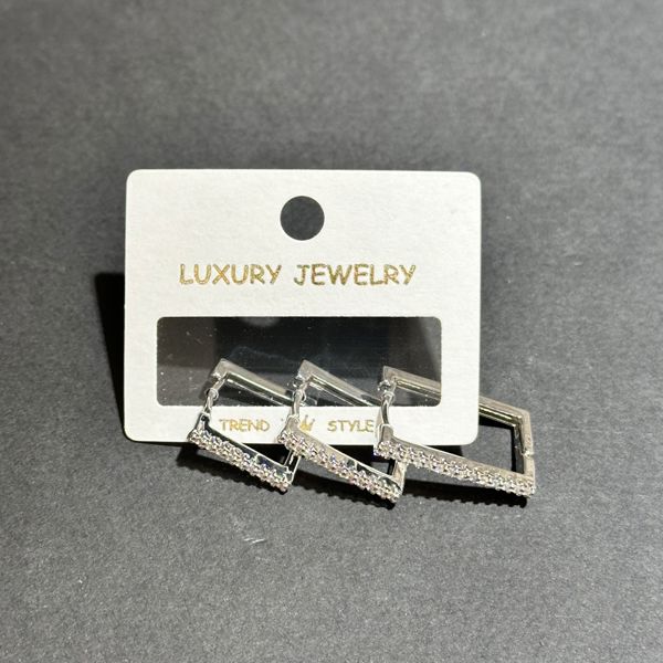 3’lü zirkon küpe