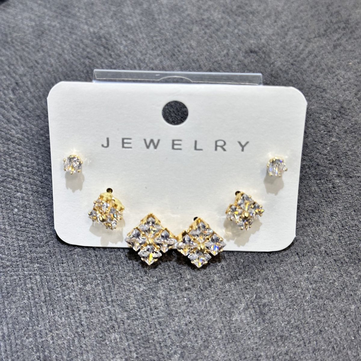 6’lı zirkon kombin küpe