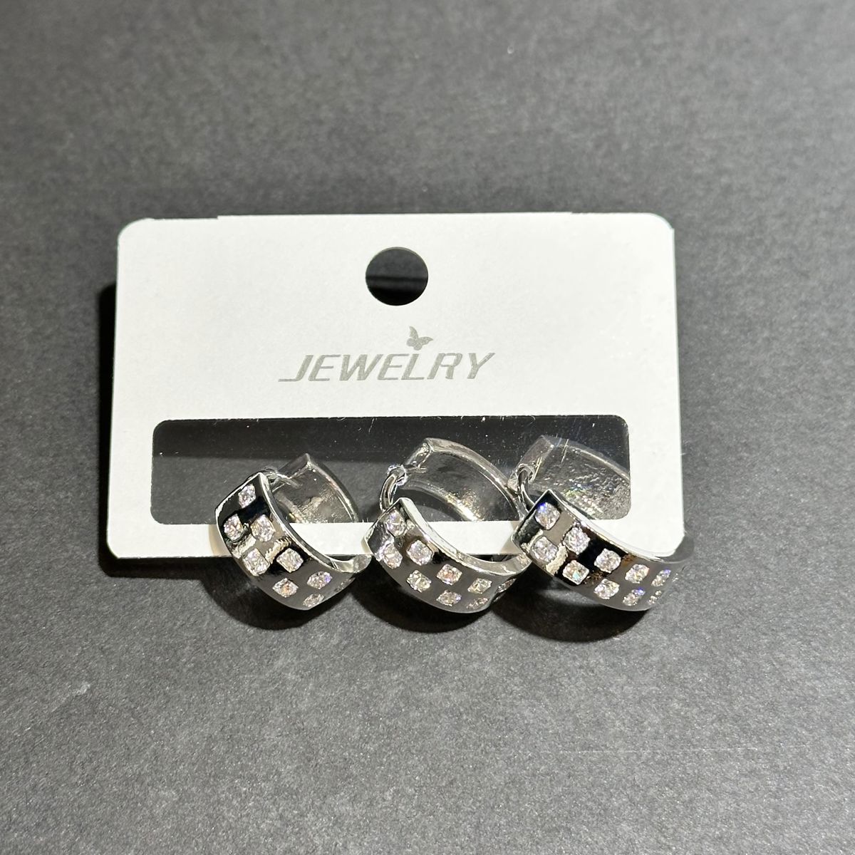 3’lü zirkon küpe