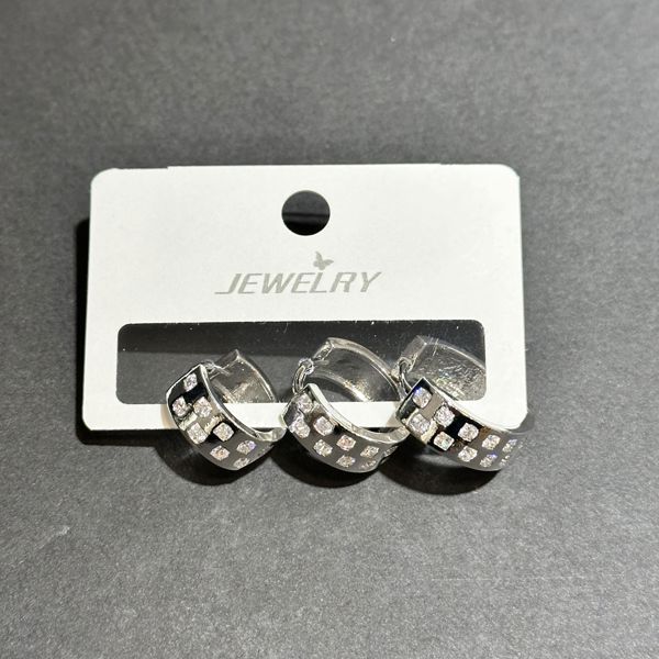 3’lü zirkon küpe