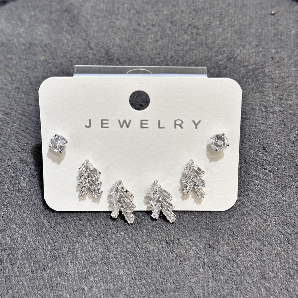 6’lı zirkon kombin küpe