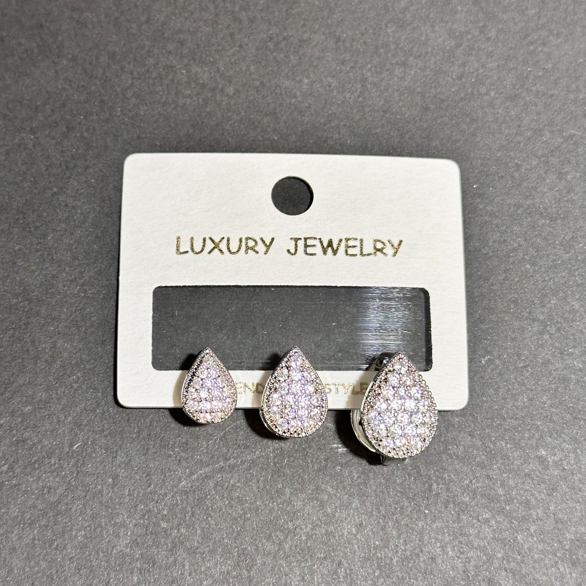 3’lü zirkon küpe