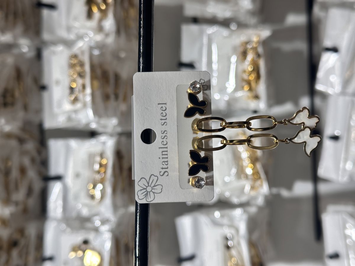 6’lı kombin çelik küpe