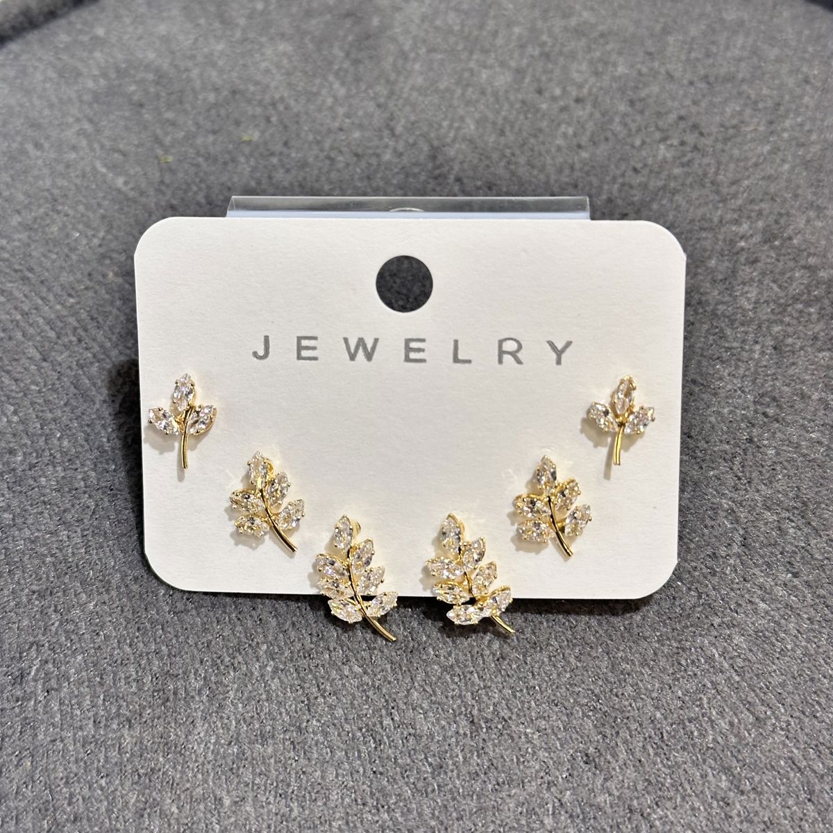 6’lı zirkon kombin küpe