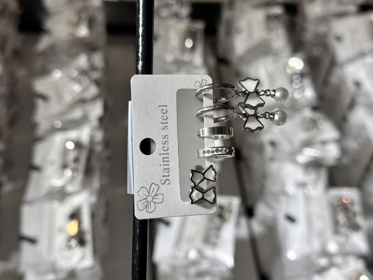 6’lı kombin çelik küpe