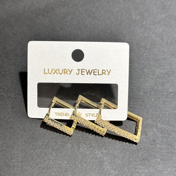 3’lü zirkon küpe