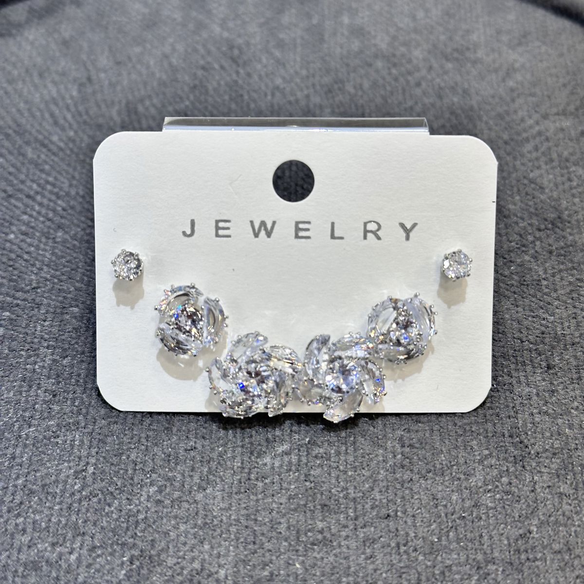 6’lı zirkon kombin küpe