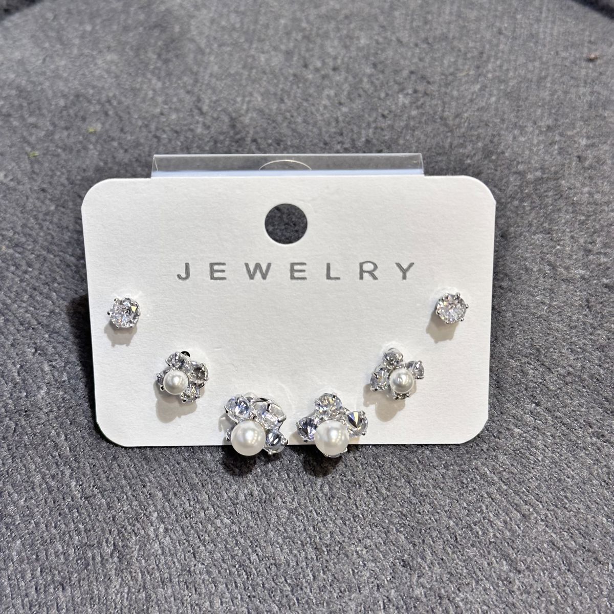 6’lı zirkon kombin küpe