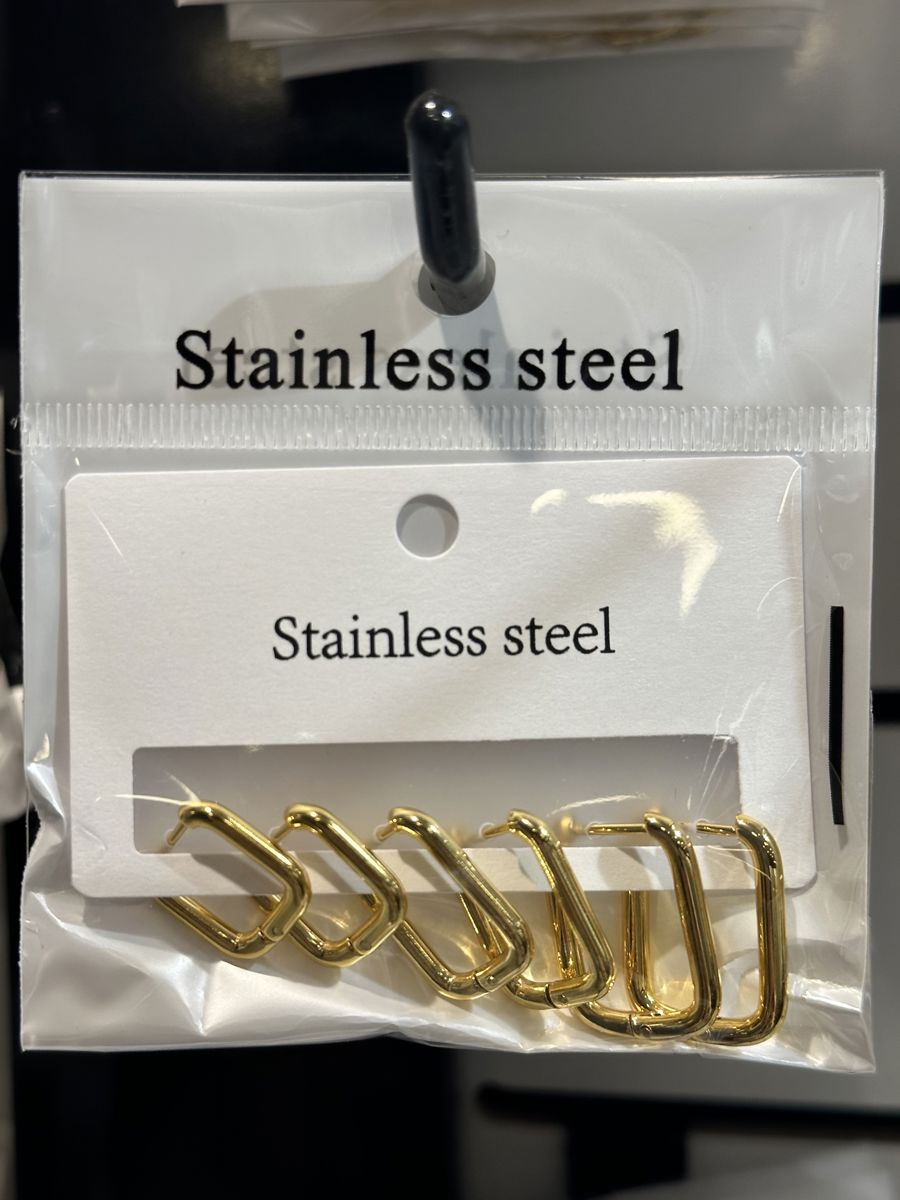 6’lı halka çelik küpe