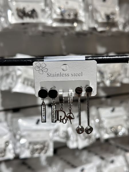 6’lı kombin çelik küpe