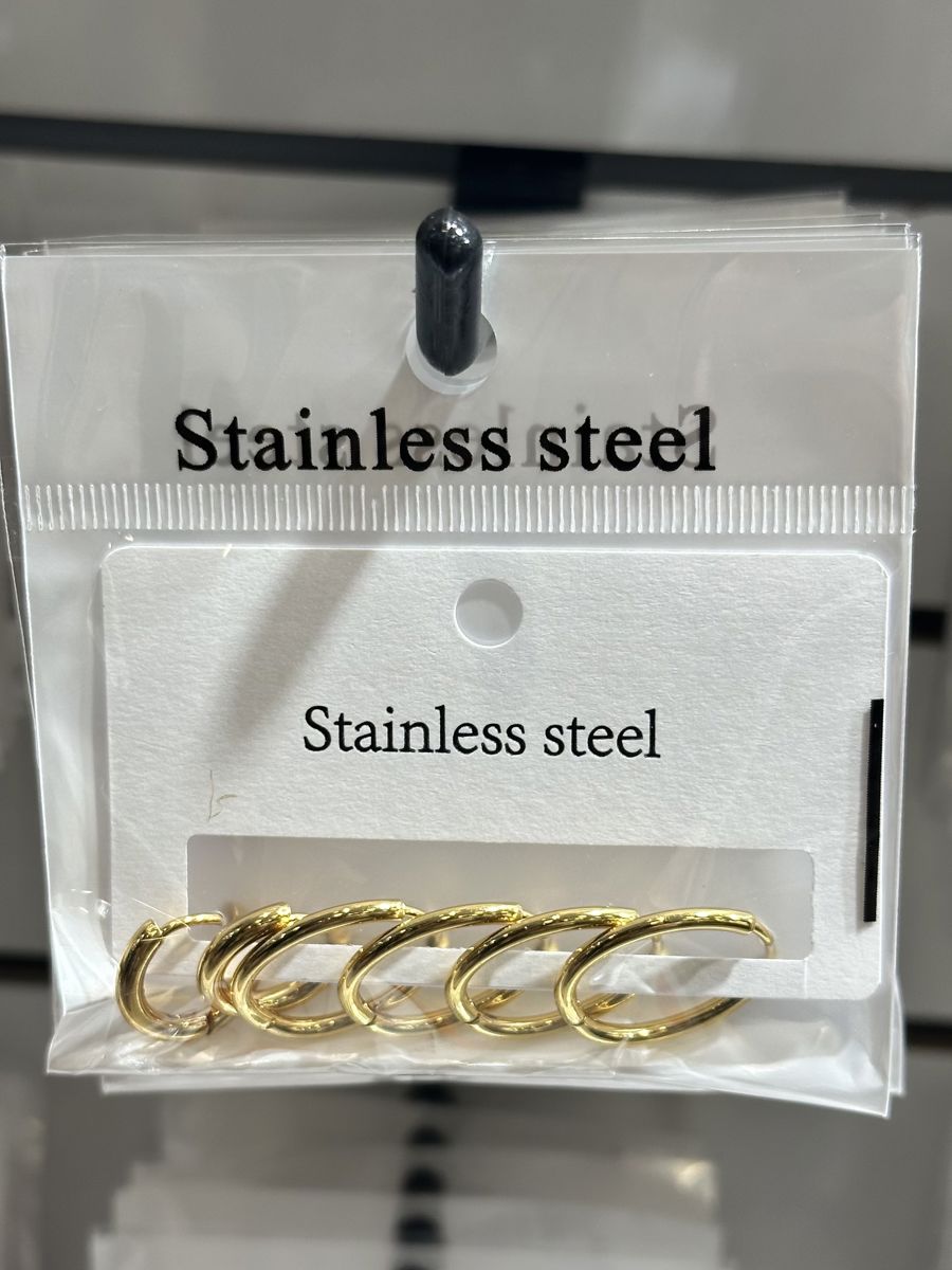 6’lı halka çelik küpe