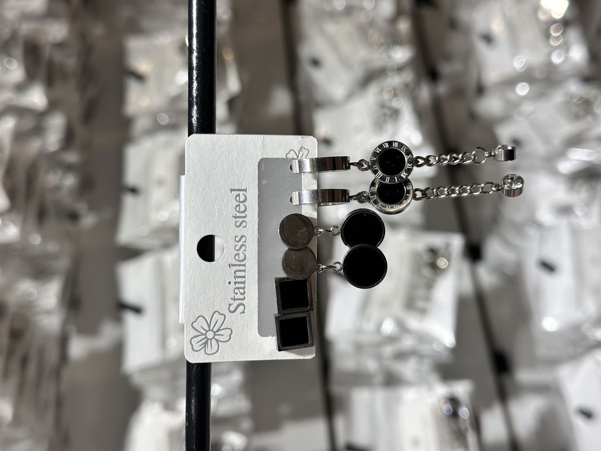 6’lı kombin çelik küpe