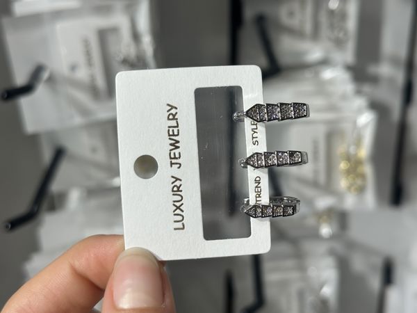 3’lü zirkon küpe