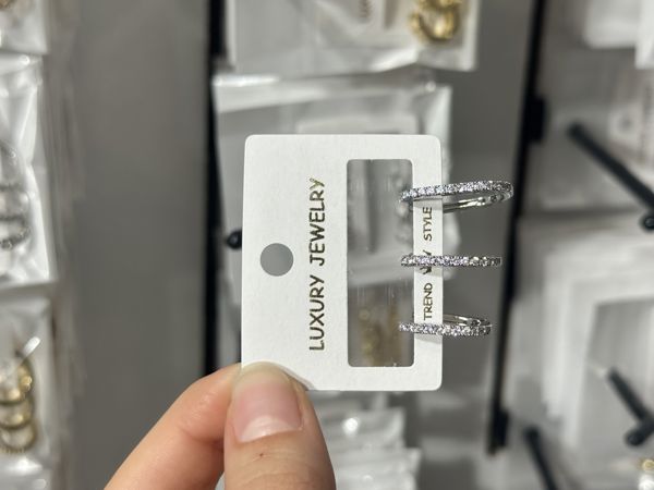 3’lü zirkon küpe