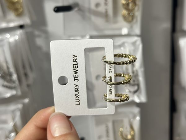 3’lü zirkon küpe