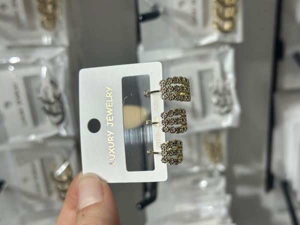 3’lü zirkon küpe