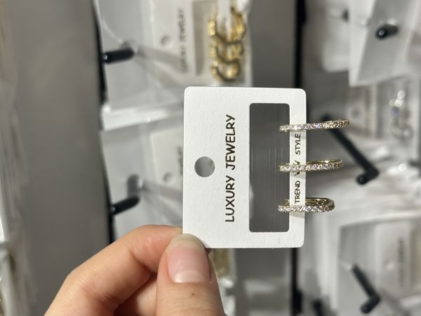 3’lü zirkon küpe